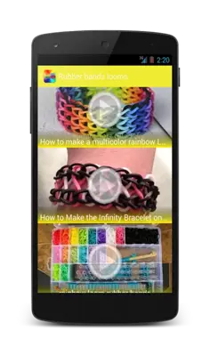 Rainbow Loom Rubber Bands android App screenshot 7